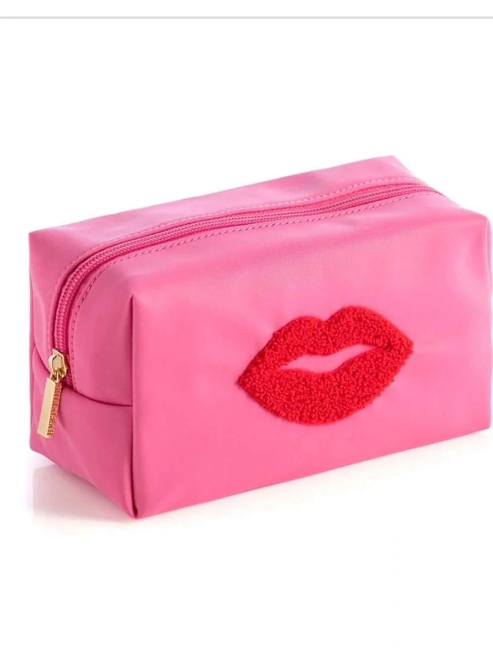 Shiraleah Cara Lips Cosmetic Pouch, Pink NWT